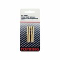 Topring Hose Splicer, 3/8 in, Barb, Brass, 2PK 41.530C